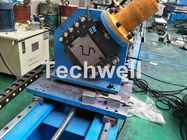 16 Stations Cold Roll Forming Machine With Rubber Belt Driven Servo Tracking Cutting Device