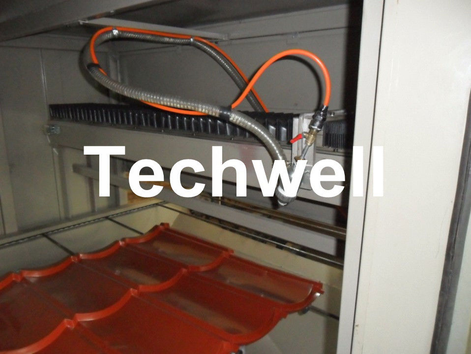 自動多彩な石は Galvalume、電流を通された鋼鉄を使用して屋根瓦機械に塗りました